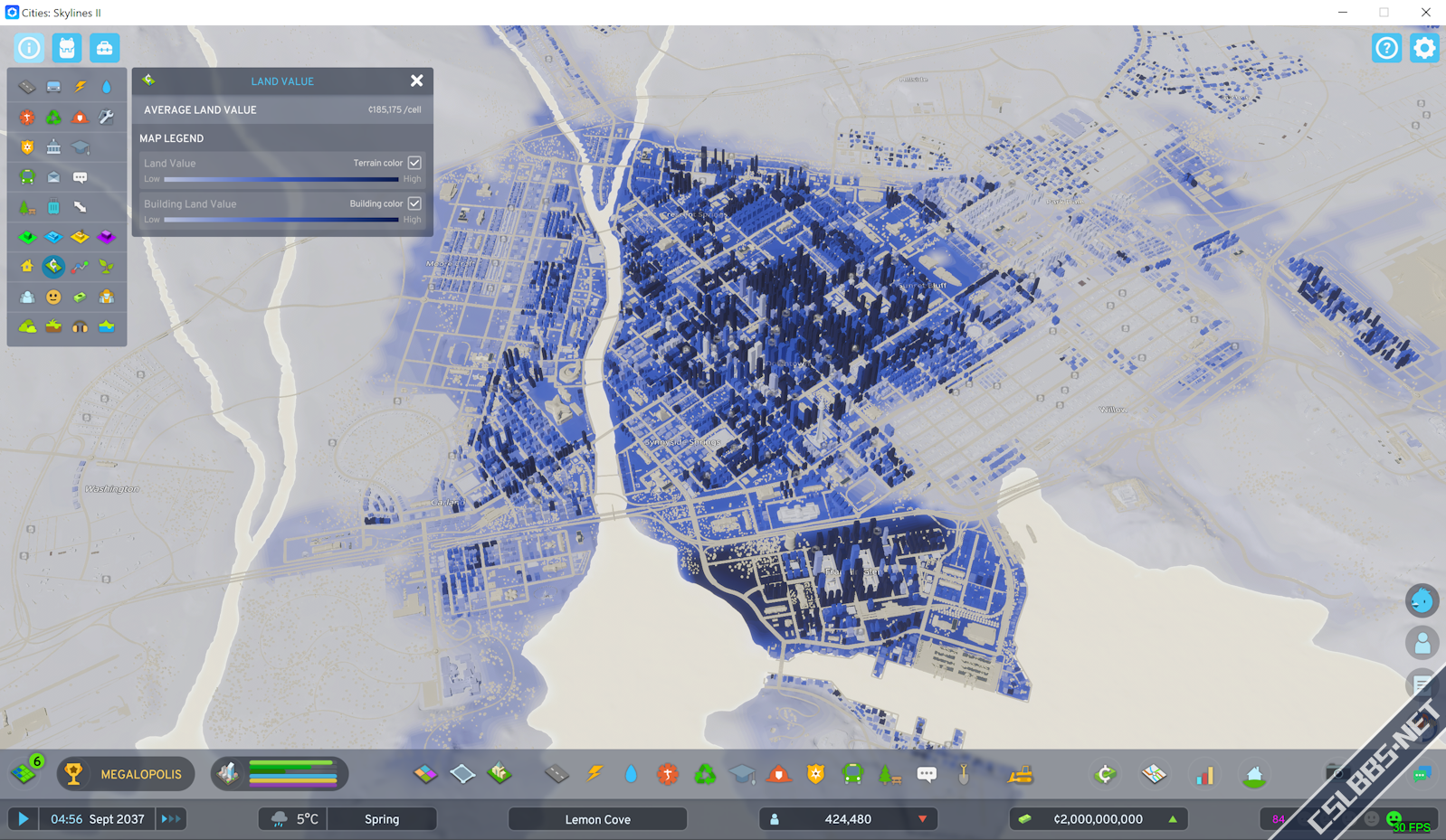 Land Value Heatmap 地价热力图改进